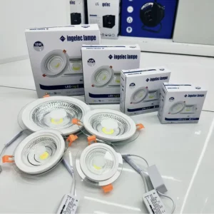 Ingelec Modern Aluminum Recessed Downlight LED Spotlight 3W 5W 7W 9W 12W Home Office & Living Room Ceiling Light