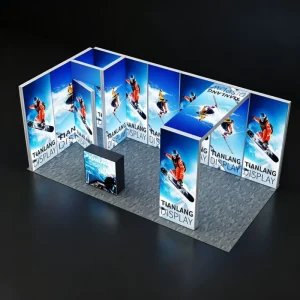 Innovative Custom Bespoke LED Advertising Board Light Boxes Dye Sublimation Printing Modular Design Lightweight Eco Friendly