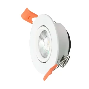 Integrated Embedded CREE COB LED Downlight 3W 5W Modern Round & Square Ceiling Spotlight Low Profile Panel for Indoor Lighting