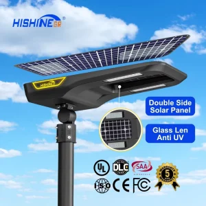 Integrated IP66 All-in-One Solar Panel Outdoor Waterproof Village LED Solar Street Lights SMD Chip 60W for Garden ROHS