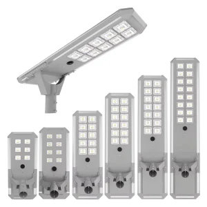 Integrated LED Solar Streetlights Cross Border Direct Supply Municipal Outdoor Waterproof Lighting Projects Radar Sensing IP66