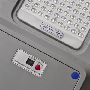 Integrated Lithium Battery Motion Sensor All in One Solar Street Light for Public Residential Areas Remote Control for Outdoor