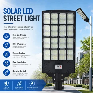 Integrated Solar LED Road Light IP66 Waterproof ABS Wall Mount Outdoor Household Garden Use