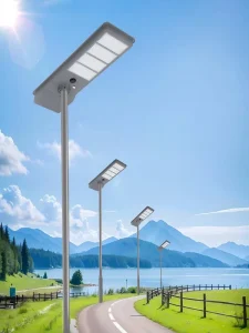 Integrated Solar LED Street Light IP65 50W 300W High Brightness for Road Park Use