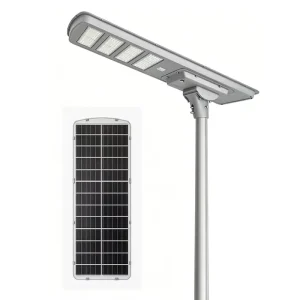Integrated Solar Street 65W 90W 120W Monocrystalline Silicon Lithium Battery LED IP66 Rated Die Cast Aluminum for Highway Use