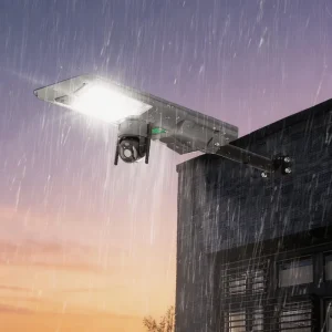 Integrated Solar Street Light 4G WiFi Outdoor Camera LED Lighting Solar Lights HD Night Vision Monitoring Lamp IP65 300W 500W