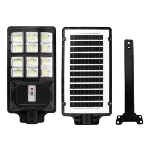Integrated Solar Street Light with Built In Lamp Arm for Outdoor Courtyard Lighting
