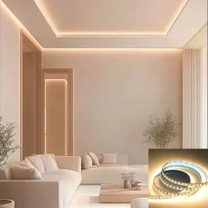 Intelligent 24V Self adhesive Linear Light Strip Indoor Ceiling LED Aluminum Groove Ceiling Decorative Light Strip