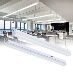 Intelligent Sensor 4ft 8ft Linkable LED Strip Hanging Tubes Lamp Aluminum Industrial Hanging Linear Batten Light