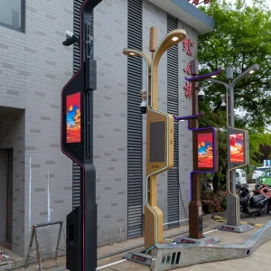 Intelligent Street Light Charging Pile Public WiFi Public Security Monitoring Public Message Center Road Lighting