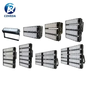 Ip65 Angle Adjustable 60° 210° Beam Angle 100W 150W 200W 250W 300W 400W 500W 600W Aluminum Pc Led Flood Light