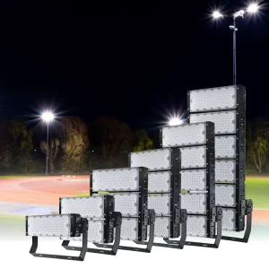 Ip65 Angle Adjustable 60° 90° 210° Beam Angle 100W 200W 300W 400W 500W 600W Smd Aluminum Pc Stadium Led Flood Light