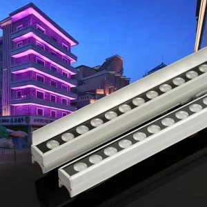 Ip66 Waterproof Building Pixel Led Lights Aluminum Profile Bar 24v Outdoor Facade Lighting Hotels RGB Led Linear Light