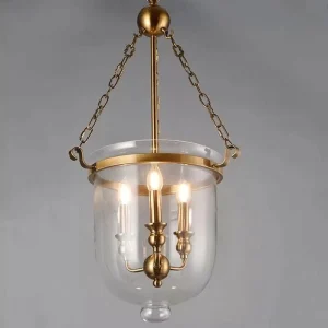 Iron Art Retro Dining Room LED Restaurant Hanging Small Glass Pendant Lights Loft High Chandeliers High Brightness Easy
