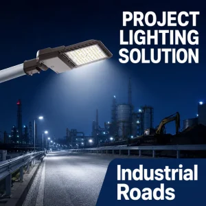 Isolated Driver LED Street Light PF≥0.9 IP67 Dustproof Adjustable Beam Angle Industrial Park Road Light Supplier