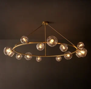 Italian Fashion Modern Pendant Light Design American Design Chandelier for Living Room Round Bubble Restaurant Hanging Lights