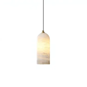 Italian High end Art Gold Incandescent Marble Round Chandelier Pendant Light Bedroom Lighting Fixtures Universal Voltage