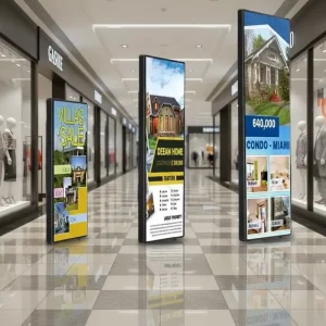 JTA204A Portable Rectangle LED Backpack Billboard Advertising Equipment with Energy saving LED Light Box for Mobile Use