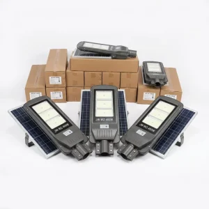 JW 3803 All in one Solar Street Light 300W 200W 150W for Parking Lot Lighting