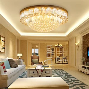 JYLIGHTING Decorative Unique Indoor Led Good Quality Fashion Crystal Ceiling Light