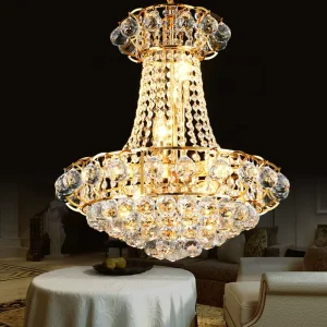 JYLIGHTING Modern Lighting Hanging Light Crystal Chandelier Pendant Light for Home Hotel