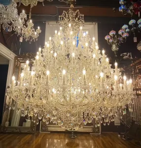 K9 Crystal Custom Chandeliers Pendant Lights LED Dimmable High Brightness 3000-6000K Color Temp
