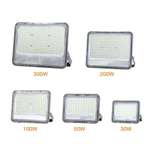 KCD 20w 50w 100w 200w 300w Aluminium Housing Industrial Outdoor RGB Waterproof IP66 Portable Floodlight Design Flood LED Light