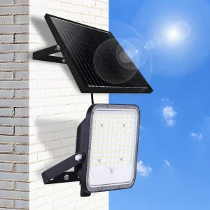 KCD Parking Lot Aluminum Housing Wide Angle Commercial 2400lm Solar Floodlight 200w 300w 500w 1000w Waterproof Solar Flood Light