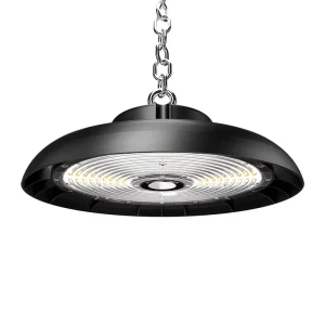 KCD Round Acrylic Reflector Adjustable 3 Years Warranty 30w 70w 120w 125w Black Warehouse Canopy Lights LED UFO High Bay Light