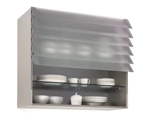 Kitchen Cabinet Smart Electric Shutter with Multi color Lighting and Voice Net Control