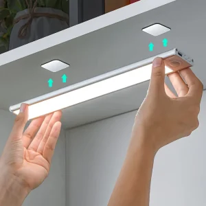 Kitchen Lighting Charging Port Modern 5V Magnetic Wireless Motion Sensor Under Wardrobe Closet LED Light Cabinet