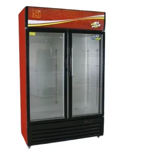 LC/S-1200HK Outdoor Electric Solar Powered Glass Door Upright Refrigerator Cabinet LED Lighting Commercial Beverage