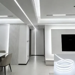LED 220V High Voltage Bare Board Lamp Strip Indoor 120 Lamp Living Room Ceiling Linear Decorative Light Strip