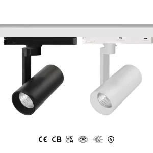 LED 48V White Slim Track Lighting with Modern Design for Showroom Ceiling Lights Track Lights Rail Lighting System LED