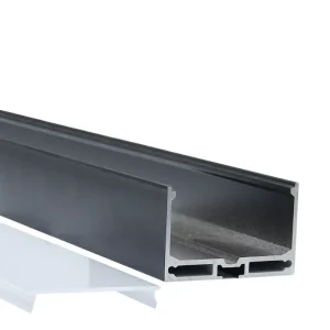 LED Aluminium Profile 50*32mm Linear Lighting Hanging With PC Cover Clip and Endcaps LS-092