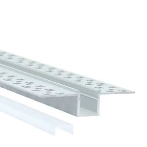 LED Aluminium Profile 52*13mm Plaster series With PC Cover Clip and Endcaps LS 130