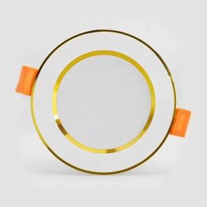 LED Aluminum 6W IP33 Rated Modern Downlight Embedded Spotlights with 3500K Warm White for Living Room Indoor Ceiling Lighting
