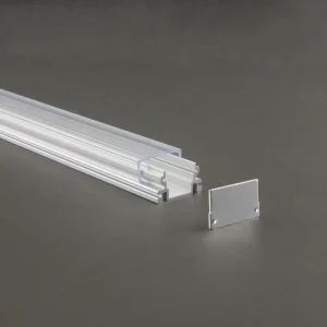 LED Aluminum Alloy 6063 T5 Profile Extrusion for LED Strip Lights Decorations Cutting Service LS 068