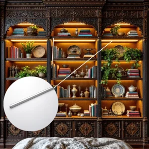 LED Aluminum Profile Channel for Small Cabinet Shelf Lighting Aluminum Extrusion Housing YB1017 34