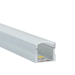 LED Aluminum Profile Extrusion 17*15 Diffuser Endcaps Clips LED Aluminium Profile for LED Strip Light