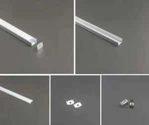 LED Aluminum Profile Extrusion Channel 17mm*10mm LED Aluminium Profile for LED Strip Light