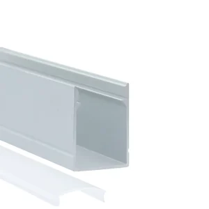 LED Aluminum Profile Extrusion Diffuser Endcaps Clips LED Aluminium Profile for LED Strip Light 17*24 mm