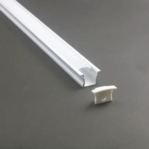 LED Aluminum Profile Extrusion Diffuser Endcaps Clips LED Aluminium Profile for LED Strip Light 23*15