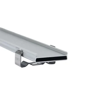 LED Aluminum Profile Extrusion Diffuser Endcaps Clips LED Aluminium Profile for LED Strip Light 24*07 mm