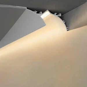 LED Aluminum Profile Linear Light for Gypsum Ceiling Suspended Backlight Linear LED Wall Washer Recessed for Drywall