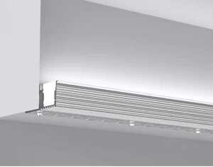 LED Aluminum Profile Recessed Drywall Channel for Gypsum Ceiling Free LED Wall Washer Extrusion Linear Light