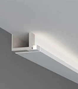 LED Aluminum Profile Recessed Drywall Channel for Gypsum Ceiling Free LED Wall Washer Extrusion Linear Light