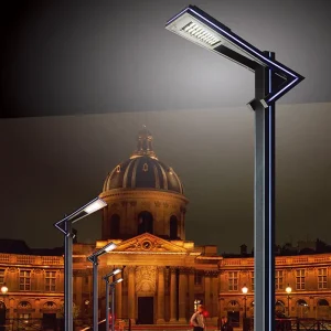 LED Aluminum Waterproof Street Lights Suitable for Garden Squares Modern Style Designed Courtyard Lights