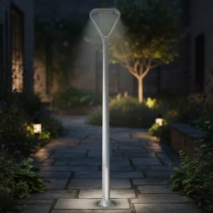 LED Area Pole Light 60W IP66 Waterproof AC Aluminum Outdoor Post Top Light CRI70 4100K Neutral White Garden Yard Street Lighting