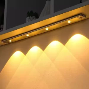 LED Bar Lights Type C Rechargeable Motion Sensor Dimmable Detector Night Light Portable Induction Cabinet Lamp Kitchen Room